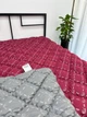 Одеяло ODA зимнее холофайбер полуторное 155x210 двусторонняя (бордовый-серый) - изображение 2