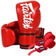 Боксерские перчатки Fairtex BGV14 Red 12 унций (бинты в комплекте) - изображение 1