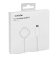 Беспроводное зарядное устройство для Apple Watch Magnetic Charger Type-C 1м с магнитным креплением White - изображение 3
