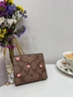 Гаманець Coach Snap Wallet In Signature Canvas рожевий бежевий натуральна шкіра + подарункове пакування - изображение 7