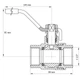 Кран кульовий Koer 1 1/2" ГГР (KR.214) (KR0021) - зображення 5