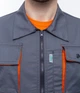 Куртка робоча KOMPLEKT СПЕКТР сірий/оранж 4XL (64-66) зріст 194-200 - зображення 3