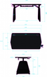 Biurko gamingowe ULTRADESK Booster Black (UDESK-BO-BA/BB) - obraz 17