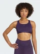 Спортивный топ для фитнеса женский Adidas Tlrdreact Training JW4874 L-CD Фиолетовый (4068809019964) - изображение 1