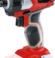 Wkrętak udarowy akumulatorowy bezszczotkowy Einhell Professional X-Change TP-CI 18 Li BL - Solo (4510030) - obraz 4