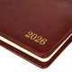 Планинг настольный датированный Leo Planner 2026 City 34х13 см 128 страниц Коричневый (252677) (5056574457103) - изображение 2