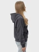 Набор толстовок на молнии с капюшоном женских Ray Premium Loose U0409W-Cream-Dark Grey XS 2 шт Бежевый/Темно-серый (RAY2000000046259) - изображение 7