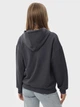 Набор толстовок на молнии с капюшоном женских Ray Premium Loose U0409W-Cream-Grey-Black XL 3 шт Бежевый/Темно-серый/Черный (RAY2000000047553) - изображение 6