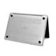 Прозрачный чехол с блестками накладка Hardshell для MacBook Air 13,6" M2 2022 A2681 / M3 2024 A3113 / M4 2025 A3240 Glitter Case ультратонкий пластик - изображение 6