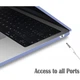 Чехол накладка Hardshell для MacBook Air 13,6" M2 2022 A2681 / M3 2024 A3113 / M4 2025 A3240 matte Case ультратонкий пластик Lilac - изображение 3