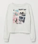 Свитшот утепленный укороченный подростковый 170р H&M - изображение 1