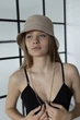Панама женская летняя с цепочкой D.Hats бежевая - изображение 8