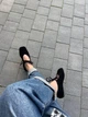 Балетки женские весенне-осенние KATI SHOES из натуральной замши 40 р. черные 075 (6294) - изображение 3