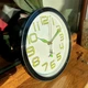 Настенные часы Бесшумные (25 см) Ph-03-W QUARTZ черные - изображение 4