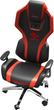 Fotel gamingowy E-Blue Auroza X1 Red (EEC301P) + Zestaw gamingowy E-blue Polygon w prezencie! - obraz 4