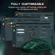 Ігрова миша ATTACK SHARK R5 Ultra Green (PAW3950MAX, 8000 Гц, 39 г, 2.4G/Bluetooth/USB-C) - изображение 4