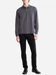Поло длинное мужское Calvin Klein 344786217 2XL Серое (1159843817) - изображение 3