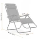 Садовое пляжное кресло шезлонг раскладное Sofotel ChillWell Soft из 3D-пены (до 120 кг) черное - изображение 2
