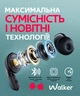 Навушники блютуз бездротові tws навушники для телефону айфона вакуумні з мікрофоном WALKER WTS-39 ENC black - зображення 2