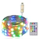 RGB LED-гірлянда 20м (200 діодів), 24 динамічні режими, технологія туману, пульт ДУ, USB-живлення - зображення 9