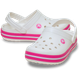 Детские сабо Crocs Juniors' Crocband™ Clog 34 Вайт/пинк 207006 - изображение 1