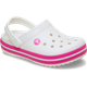 Детские сабо Crocs Juniors' Crocband™ Clog 34 Вайт/пинк 207006 - изображение 3