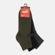 Набор женских носков коротких хлопковых Puma Elements Unisex Plain Quarter 3P 94710805 35-38 3 пары Green/Black (8720245957748) - изображение 2