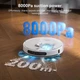 Робот-пилосос Tesvor S8 Max, 3-в-1 пилосос/підмітання/швабра, потужність 6000 Па - изображение 3