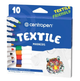 Фломастери CENTROPEN Textile 10кол. 2739 2мм для тканини /2739.10/ - изображение 1