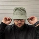 Панама Intruder Chilla Cotton з принтом олива One Size - зображення 3