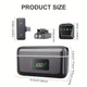 Набор беспроводных микрофонов Hitozon H9 Type-C (LED-дисплей, USB-C, для подкастинга) - изображение 4