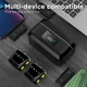 Набор беспроводных микрофонов Hitozon H9 Type-C (LED-дисплей, USB-C, для подкастинга) - изображение 5