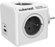 Розгалужувач мережі Cubenest PowerCube Original USB A+C PD 20W Gray (PC220GY) - зображення 1
