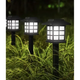 Солнечные садовые LED фонари "Домики" 6 шт Gardlov 25421 - уличные светильники на солнечной батарее для сада и двора - изображение 5