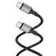 Кабель Power Delivery BOROFONE BX83 Type-C to Type-C PD60W 3A 1m чорний - изображение 5