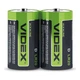 Батарейка Videx LR20 2шт shrink - зображення 2