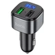 FM-модулятор HOCO E67 2USB QC3.0 BT5.0 black - изображение 4