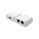 Розетка ATCOM UTP 8P8C RJ45 2 порти накладна біла 15254 - изображение 3