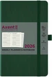 Щотижневик Axent 2026 Partner Lines 125x195 мм 96 аркушів Темно-зелений (8515-26-23-A) - зображення 2