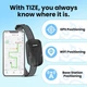GPS трекер для собак и кошек TIZE Smart 4G с ошейником, голосовым поиском, кнопкой SOS, электронным ограждением, 700мАч - изображение 5