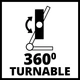 Ліхтар-прожектор акумуляторний Einhell X-Change TC-CL 18/1800 Li - Solo (4514115) - изображение 9