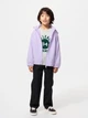 Детская ветровка для девочки Uniqlo 240074326 134 см Сиреневая (1159843477) - изображение 4