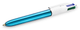 Набір кулькових ручок BIC 4 Colours Shine Blue 1 мм 12 шт (3086123494893) - зображення 3