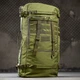 Тактический рюкзак-баул X-Tactical 50 л с системой крепления Molle и липучкой олива 65х45х20 см - изображение 8