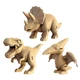3D Пазл Картонный Cartonic Три Динозавра Dinos Trio 312 деталей - изображение 8