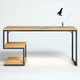 Стіл офісний/комп’ютерний у стилі Лофт каркас металевий StepLoft Comp-table-100 - изображение 1