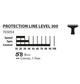 Теннисная ракетка Donic Protection Line 300 ONE SIZE Комбінований 703054 - изображение 2