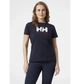 Футболка жіноча Helly Hansen Logo T-Shirt S Синій 34112-598 - зображення 3