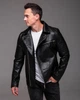 Куртка зі штучної шкіри R.A. Biker Jacket Black L чорна 1770-L - зображення 3