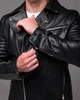 Куртка зі штучної шкіри R.A. Biker Jacket Black L чорна 1770-L - зображення 7